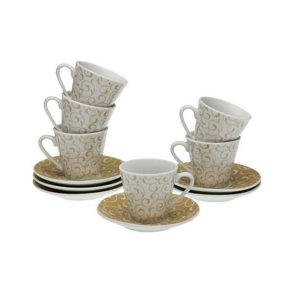 Kaffeset Versa Serpentine Porslin