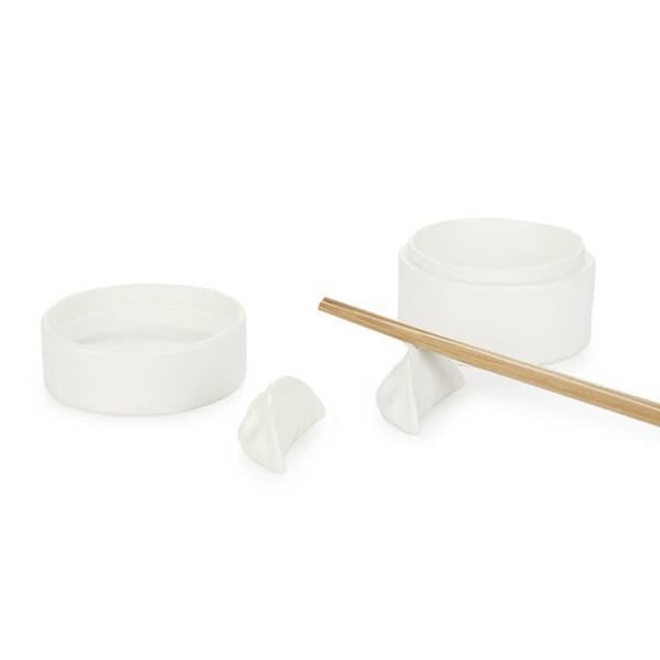 Mugg - Balvi - Mushiki - Porslin - Vit - Modern design