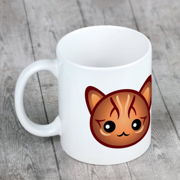 Bengalsk krus med grafik og inskriptionen af Art-Dog-mærket