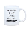 Miniatyrbild 3 av 6: Bombay-mugg med grafik och inskriptionen av varumärket Art-Dog