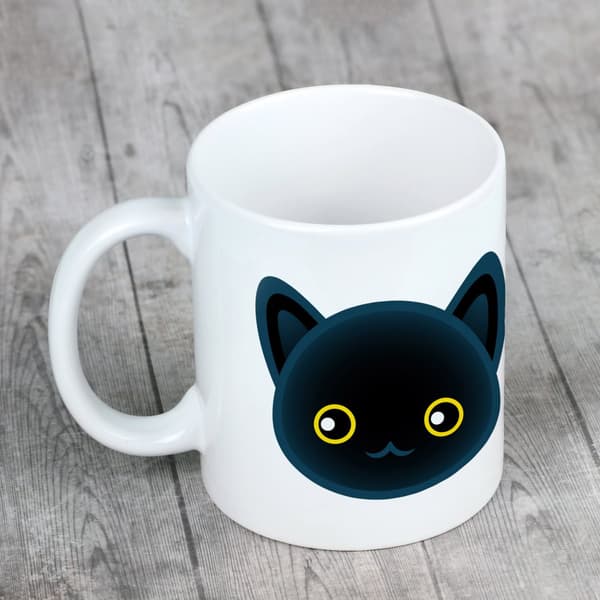 Bombay-mugg med grafik och inskriptionen av varumärket Art-Dog