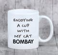 Miniatyrbild 6 av 6: Bombay-mugg med grafik och inskriptionen av varumärket Art-Dog