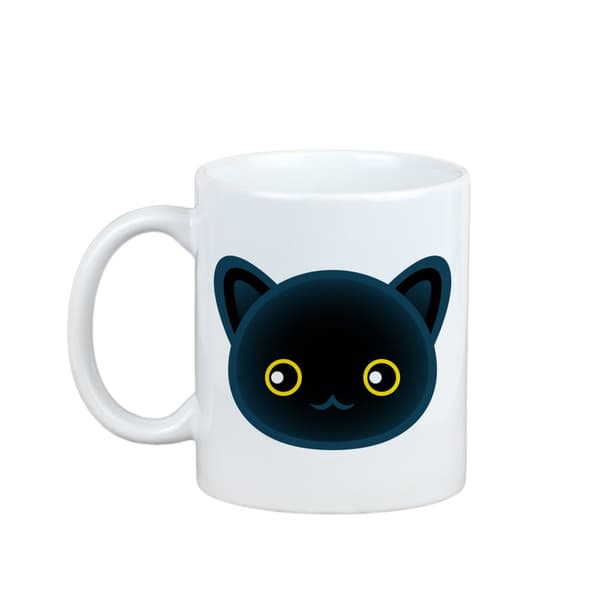 Bombay-mugg med grafik och inskriptionen av varumärket Art-Dog
