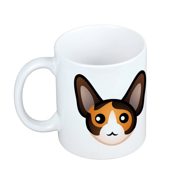 Cornish Rex - krus med grafik og Art-Dog brand inskription