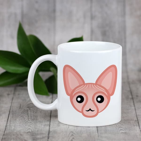 Sfinks - krus med grafik og inskriptionen af Art-Dog-mærket