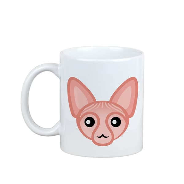 Sfinks - krus med grafik og inskriptionen af Art-Dog-mærket
