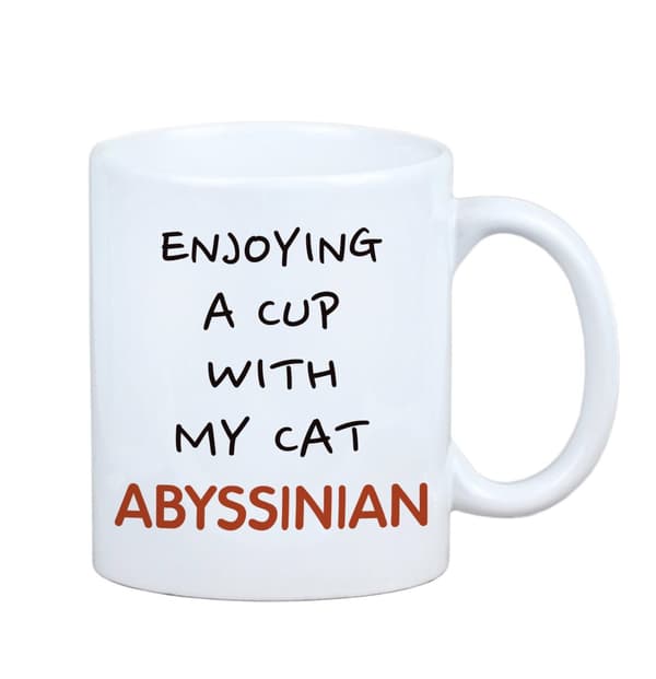 Abyssinian - krus med grafik og inskriptionen af Art-Dog-mærket