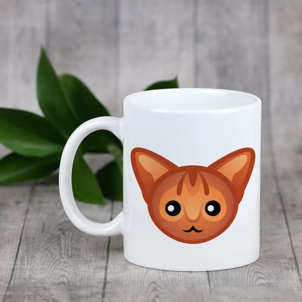 Abyssinian - krus med grafik og inskriptionen af Art-Dog-mærket