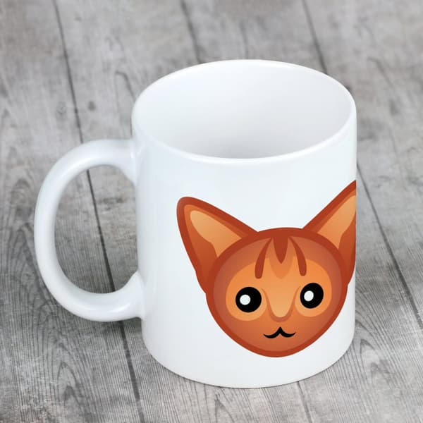 Abyssinian - krus med grafik og inskriptionen af Art-Dog-mærket