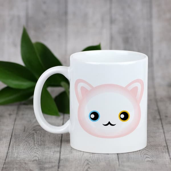 Turkisk angora - mugg med grafik och inskriptionen av varumärket Art-Dog
