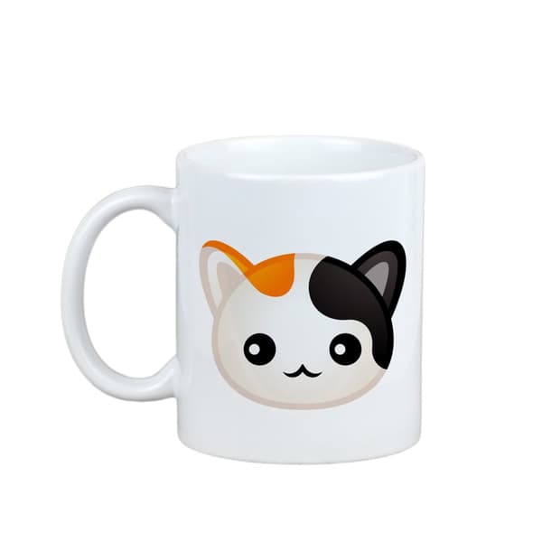 Japansk bobtail - krus med grafik og inskriptionen af Art-Dog-mærket