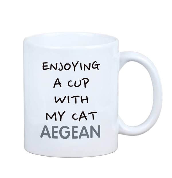 Aegean - mugg med grafik och inskriptionen av varumärket Art-Dog