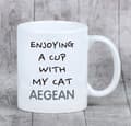 Miniatyrbild 6 av 6: Aegean - mugg med grafik och inskriptionen av varumärket Art-Dog