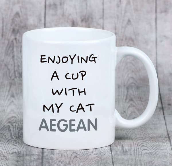 Aegean - mugg med grafik och inskriptionen av varumärket Art-Dog