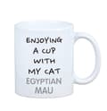 Miniatyrbild 3 av 6: Egyptisk Mau-katt - mugg med grafik och inskriften Art-Dog