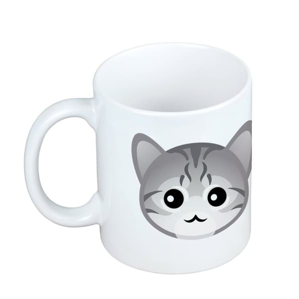Egyptisk Mau-katt - mugg med grafik och inskriften Art-Dog