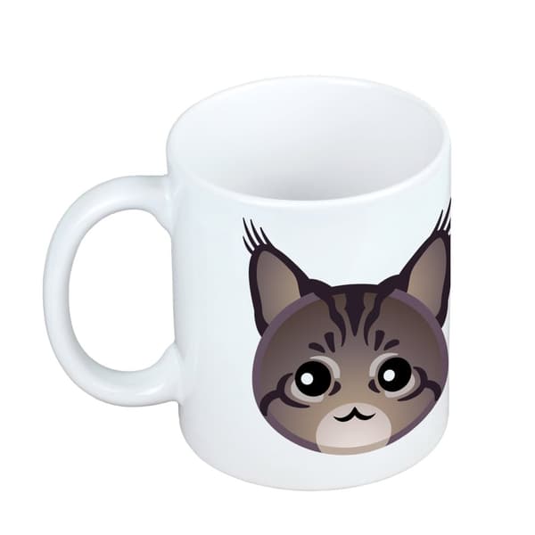 Maine Coon - krus med grafik og inskriptionen af Art-Dog-mærket