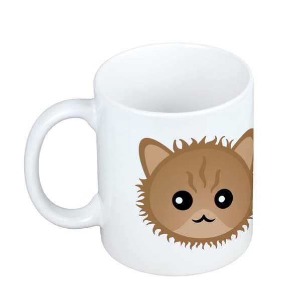 Selkirk Rex - krus med grafik og inskriptionen af Art-Dog-mærket