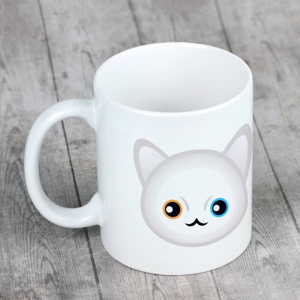 Khao Manee - mugg med grafik och inskriptionen av Art-Dog-märket