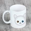 Miniatyrbild 5 av 6: Khao Manee - mugg med grafik och inskriptionen av Art-Dog-märket