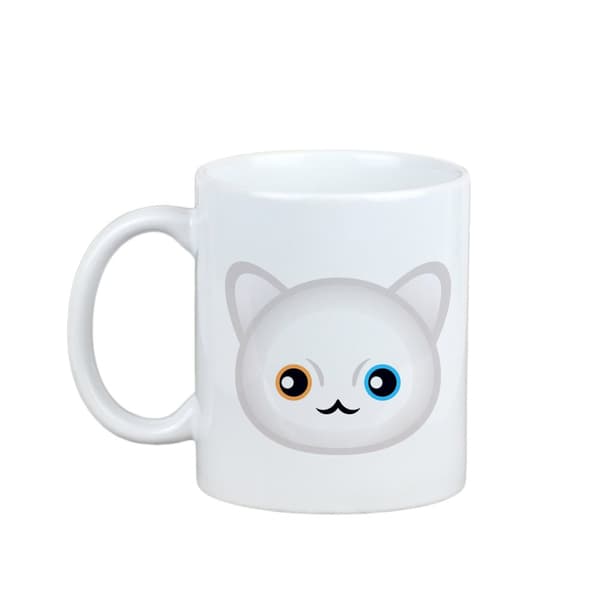 Khao Manee - mugg med grafik och inskriptionen av Art-Dog-märket