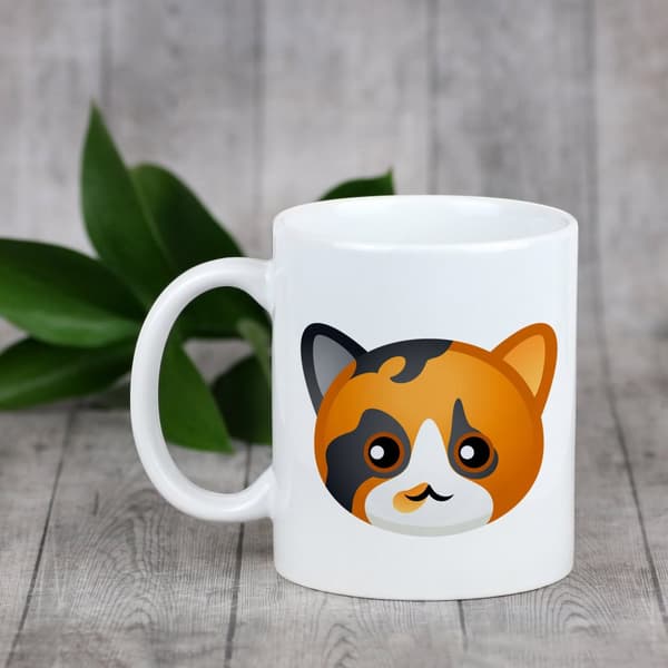 Kaliko kat - krus med grafik og Art-Dog brand inskription