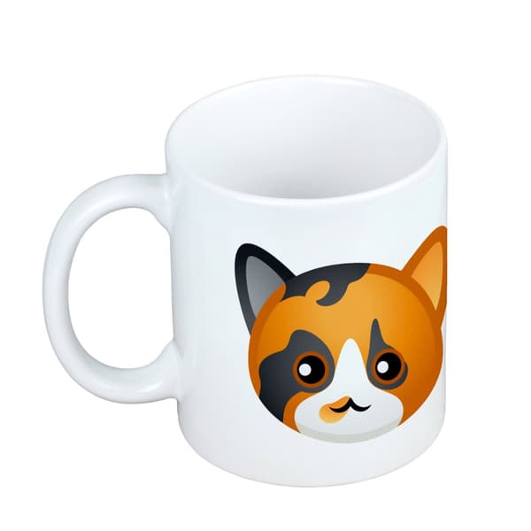 Kaliko kat - krus med grafik og Art-Dog brand inskription
