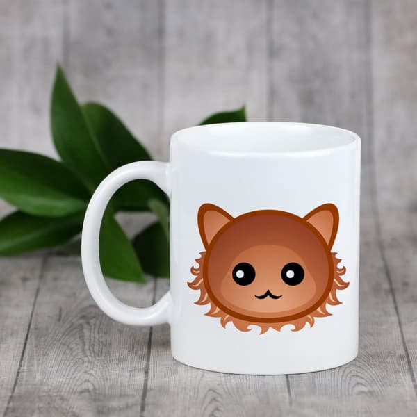 Laperm - mugg med grafik och inskriptionen av varumärket Art-Dog