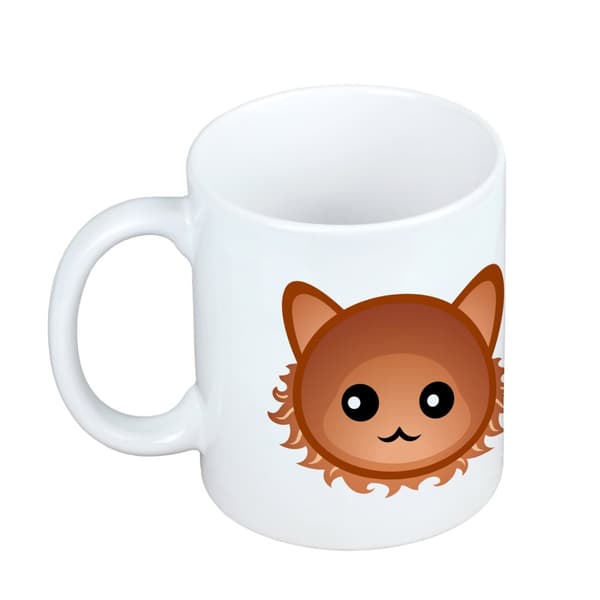 Laperm - mugg med grafik och inskriptionen av varumärket Art-Dog