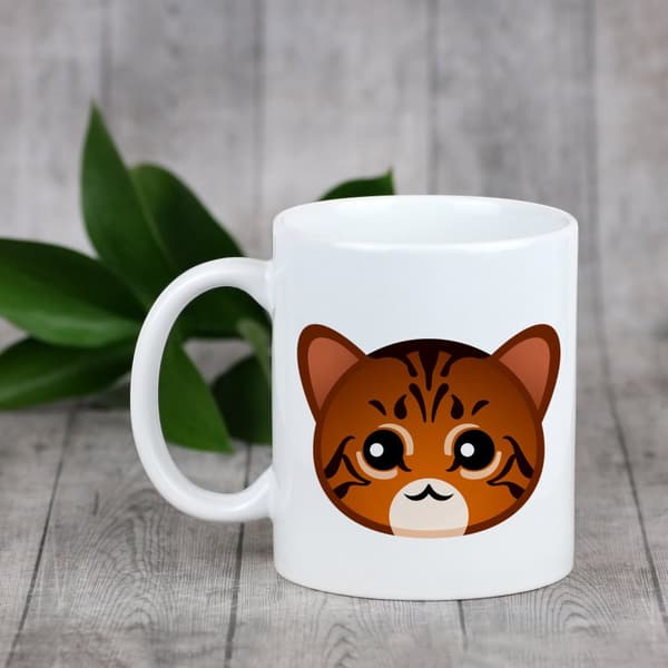 Toyger kat - krus med grafik og Art-Dog brand inskription