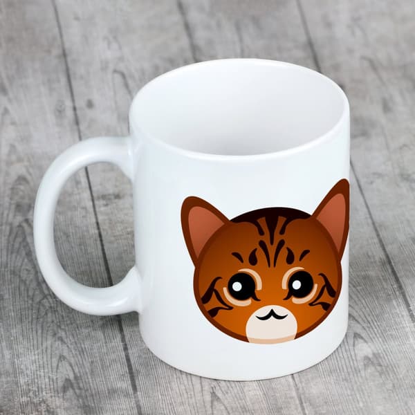 Toyger kat - krus med grafik og Art-Dog brand inskription