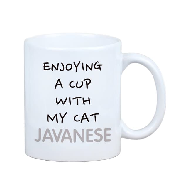 Javanesisk mugg med grafik och inskriptionen av varumärket Art-Dog