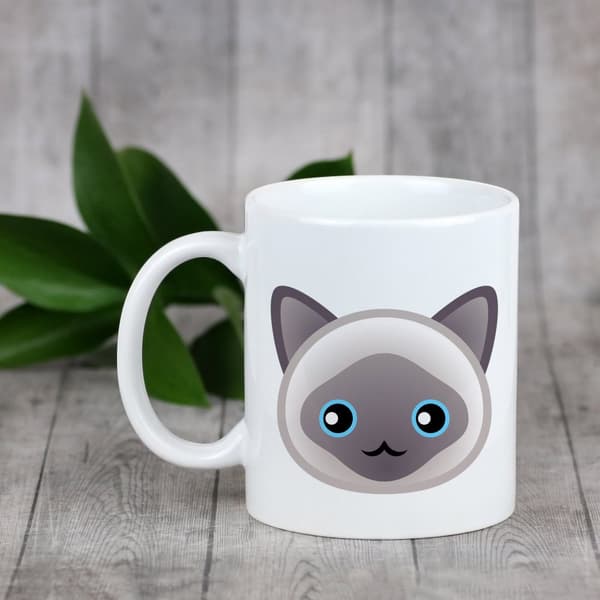 Javanesisk mugg med grafik och inskriptionen av varumärket Art-Dog