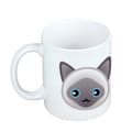 Miniatyrbild 2 av 6: Javanesisk mugg med grafik och inskriptionen av varumärket Art-Dog