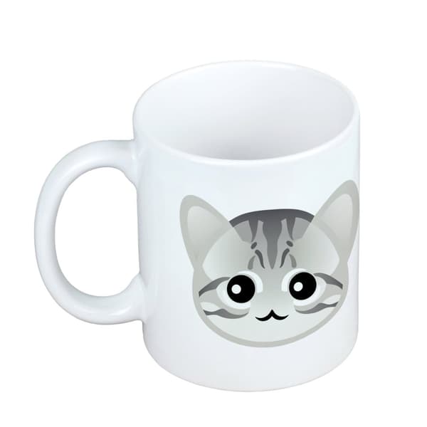 Amerikanskt korthår - mugg med grafik och inskriptionen av varumärket Art-Dog
