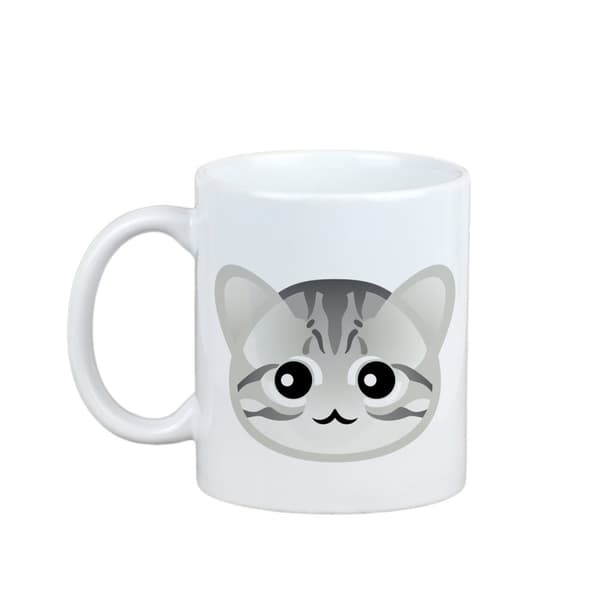 Amerikanskt korthår - mugg med grafik och inskriptionen av varumärket Art-Dog