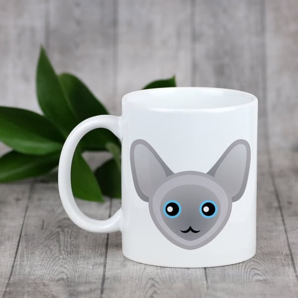 Peterbald - mugg med grafik och inskriptionen av varumärket Art-Dog