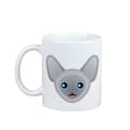 Miniatyrbild 1 av 6: Peterbald - mugg med grafik och inskriptionen av varumärket Art-Dog