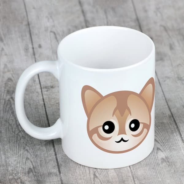 Singapura - muki grafiikalla ja Art-Dog-tuotemerkin kirjoituksella