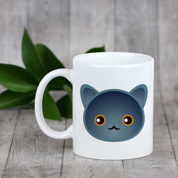 Chartreux - mugg med grafik och inskriptionen av varumärket Art-Dog