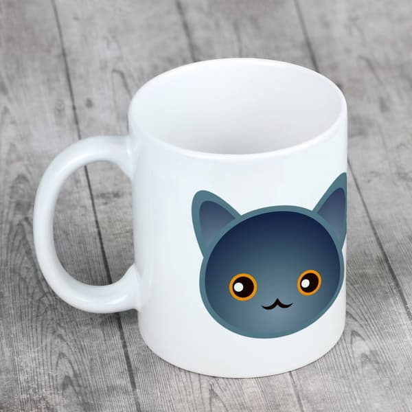 Chartreux - mugg med grafik och inskriptionen av varumärket Art-Dog