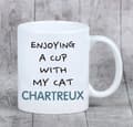 Miniatyrbild 6 av 6: Chartreux - mugg med grafik och inskriptionen av varumärket Art-Dog