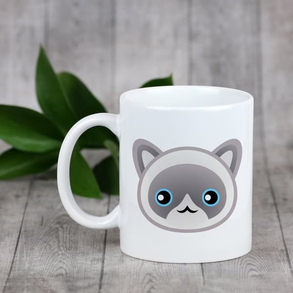 Ragdoll - krus med grafik og inskriptionen af Art-Dog-mærket
