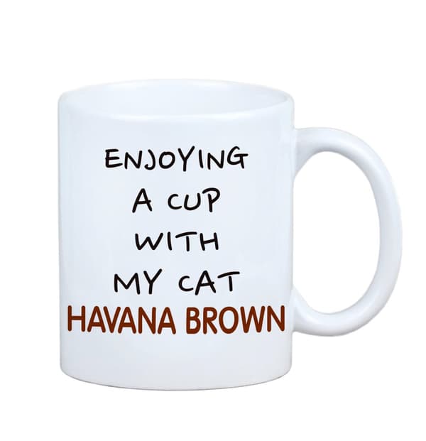 Havana Brown - krus med grafik og inskriptionen af Art-Dog-mærket