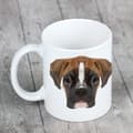 Miniatyrbild 5 av 6: Boxer, Boxer III - mugg med ett foto och inskriptionen av en geometrisk Art-Dog-hund