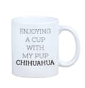Pikkukuva 3 / 6: Lyhytkarvainen Chihuahua - muki, jossa on valokuva ja merkintä geometrinen koira Art-Dog