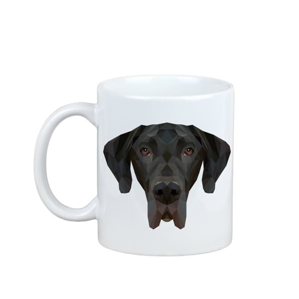 Great Dane I - krus med foto og inskriptionen geometrisk hund Art-Dog