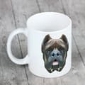 Miniatyrbild 5 av 6: Cane Corso Italiano - en mugg med ett foto och inskriptionen av en geometrisk Art-Dog-hund