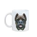 Miniatyrbild 1 av 6: Cane Corso Italiano - en mugg med ett foto och inskriptionen av en geometrisk Art-Dog-hund