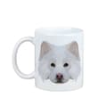 Miniatyrbild 1 av 6: Finsk lapphund, finsk lapphund - mugg med foto och inskriptionen geometrisk hund Art-Dog